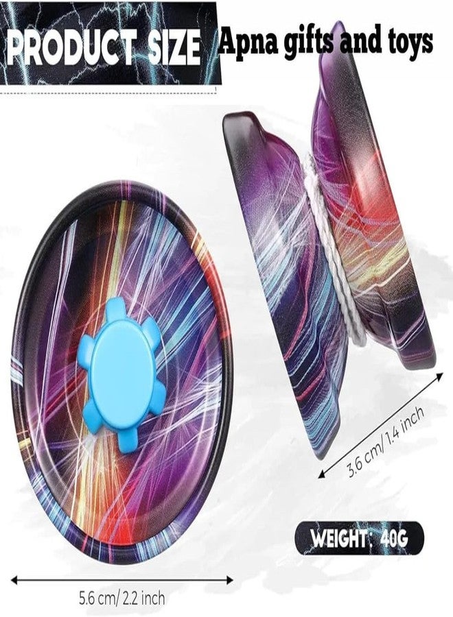 COLLEN ARRAY Yoyo Toy for Kids, Metal|Responsive or Non Responsive String|Pack of 1|You May get Random Print or Color-1 - Image 3